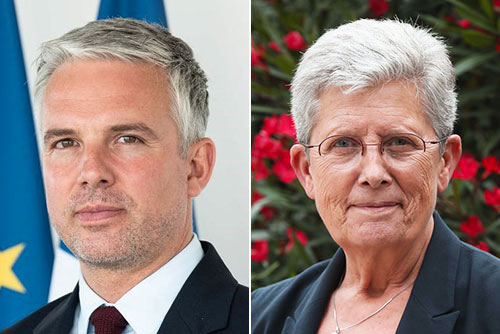 Jean-Christophe Combe et Geneviève Darrieussecq