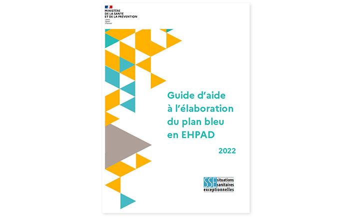 Couverture du guide d’aide à l’élaboration du plan bleu en EHPAD