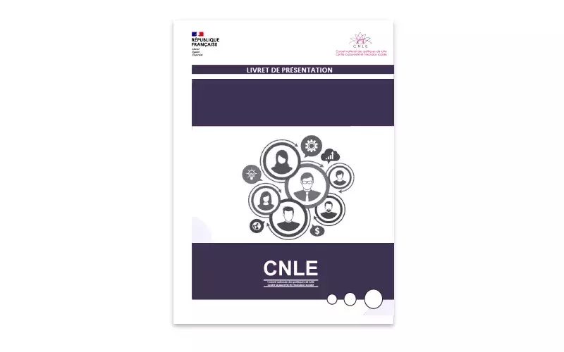 Visuel du livret de présentation du CNLE de la nouvelle mandature 2023-2026