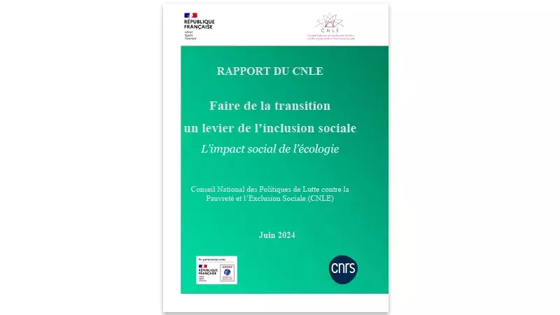 Visuel du rapport du CNLE - Faire de la transition écologique un levier de l'inclusion sociale