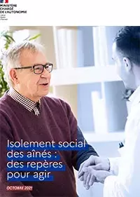 Affiche isolement social des aînés, des repères pour agir