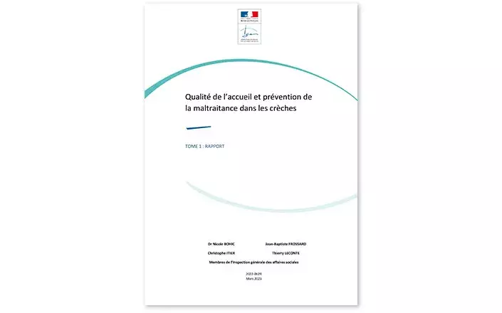 Qualité de l’accueil et prévention de la maltraitance institutionnelle dans les crèches