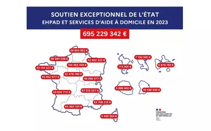 Soutien financier de l'État pour soutenir les Ehpad et services d'aide à domicile en 2023