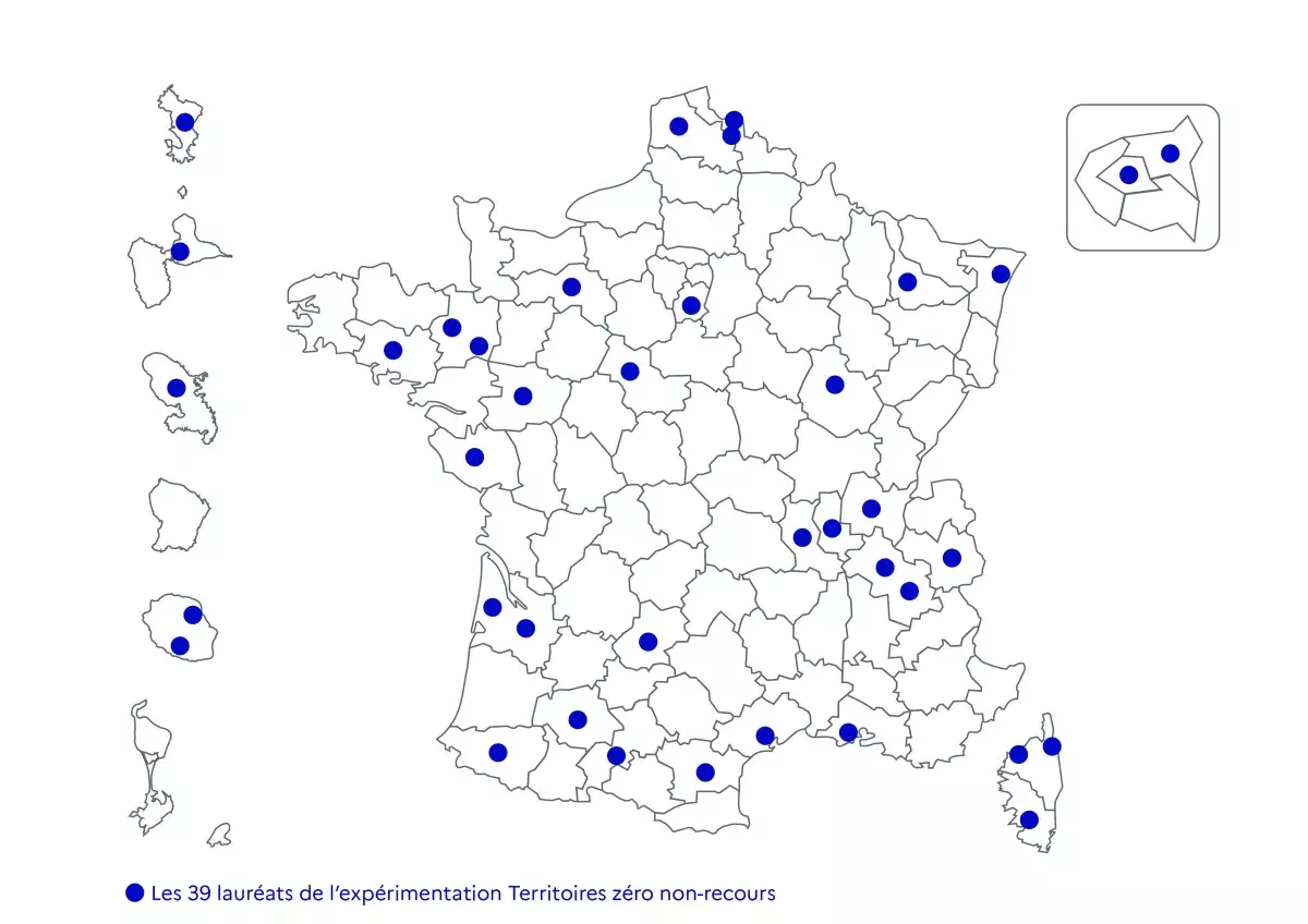 39 territoires participent à l’expérimentation Territoires zéro non-recours