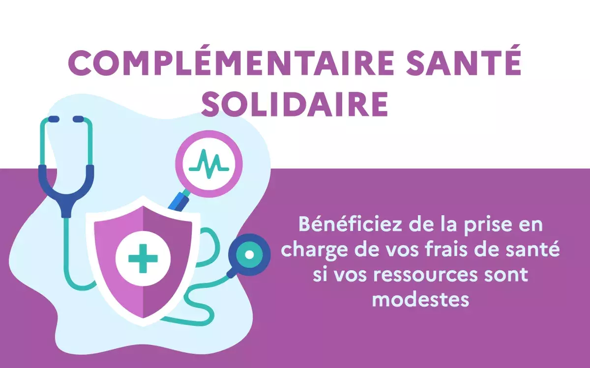 Illustration de la complémentaire santé solidaire