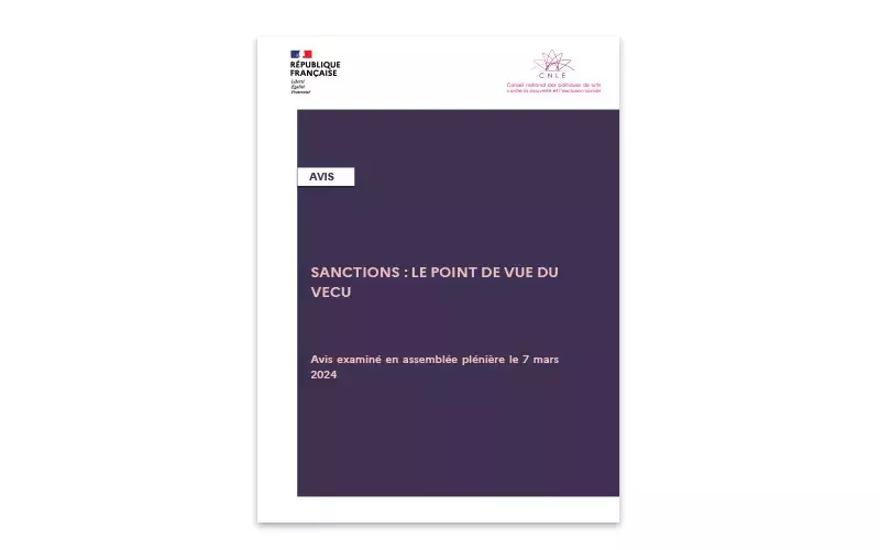 Avis du CNLE sur les sanctions